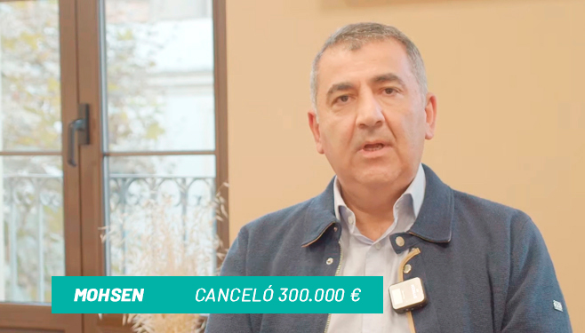 Testimonio de Mohsen Abellán: cancelo 300.000 euros en deudas.